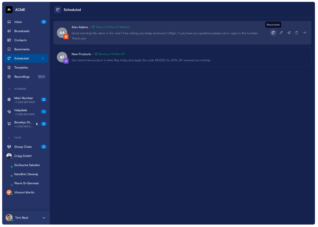TalkNText screenshot