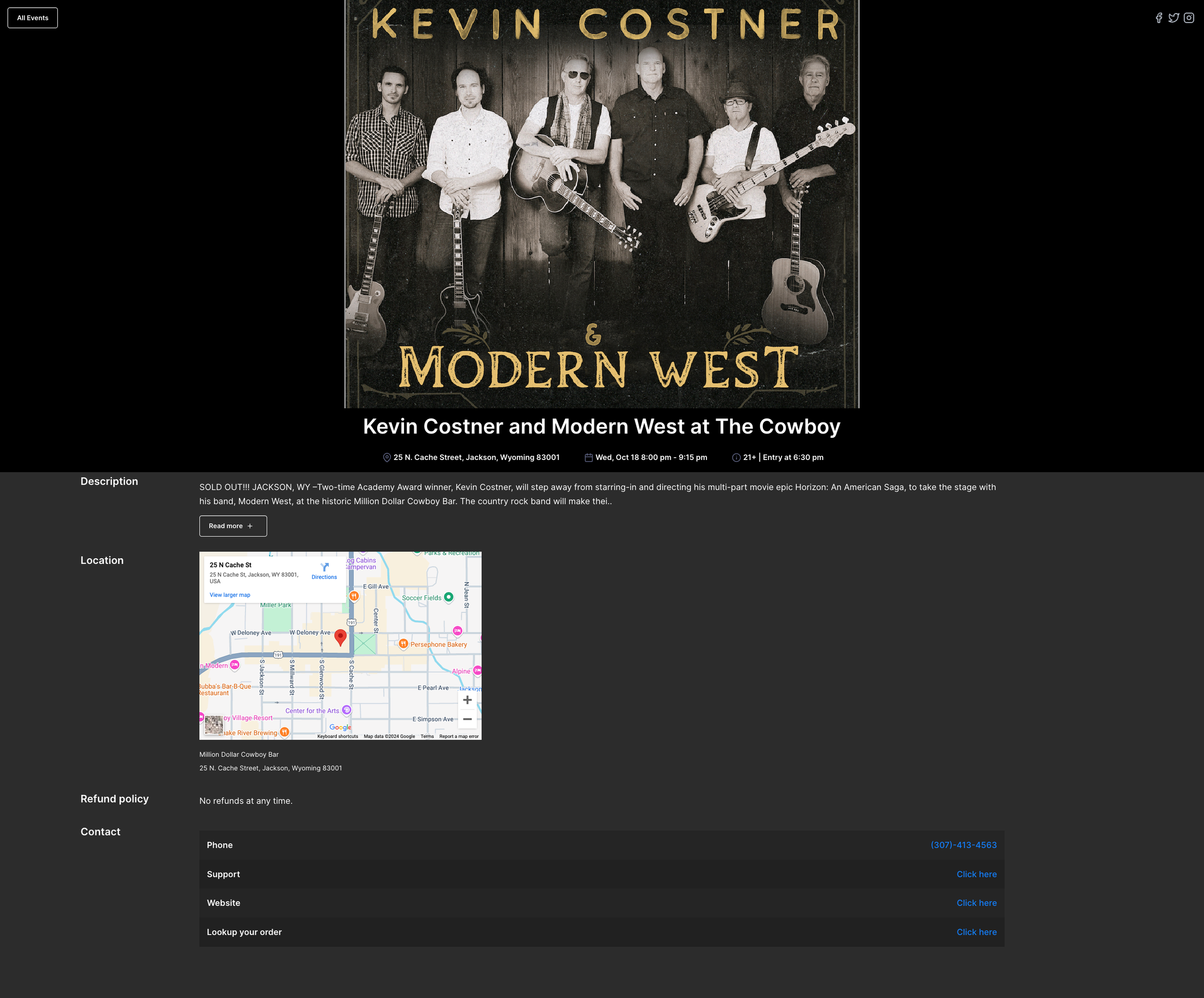 ShowSlinger dashboard